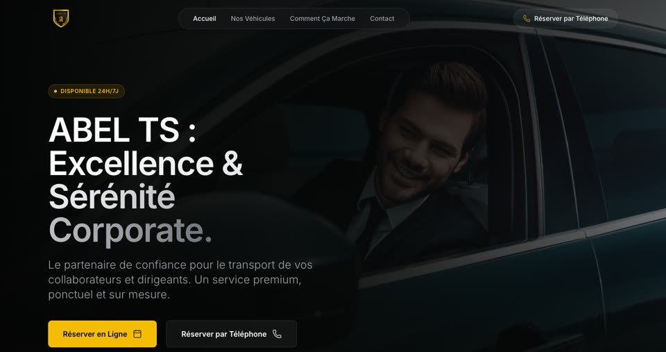 Page d'accueil du site abelts.fr
